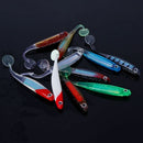 10 Pcs Fishing Bait Soft Artificial Lure Silicone T Tail Rainbow Tackle 10cm 5g