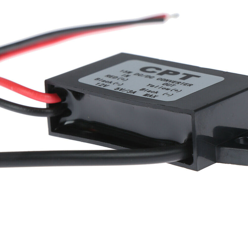1Pc USB 12V to 5V DC/DC voltage step-down power adapter converter inverter Gw