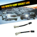2pcs T10 W5W Socket to KET Male Cable Wire for LED Halogen Clearance Light
