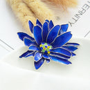 Flower Brooch for Women Chrysanthemum Brooch Enamel Pin Jewelry Clothes Acc R4A9