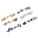 6 Pcs/Set Fashion Retro Geometric Natural Stone Hairpin Temperament Spring