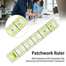 Non Slip Acrylic Portable Office Measuring Tool Home Patchwork Ruler DIY Sewing
