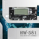 Dual USB 5V 1A 2.1A Mobile Power Bank 18650 Battery Charger Module Board A