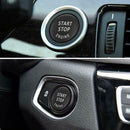 Start Stop Engine Button Switch Cover for BMW X5 E70 X6 E71 3 Series(Black)