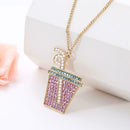 DIY Full Drill Diamond Painting Keychain Cup Necklace Bag Hanging Pendant