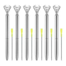 Big Diamond Pens Diamond Tip Pens Big Diamond Pen Rhinestones Crystal Metal V8H5