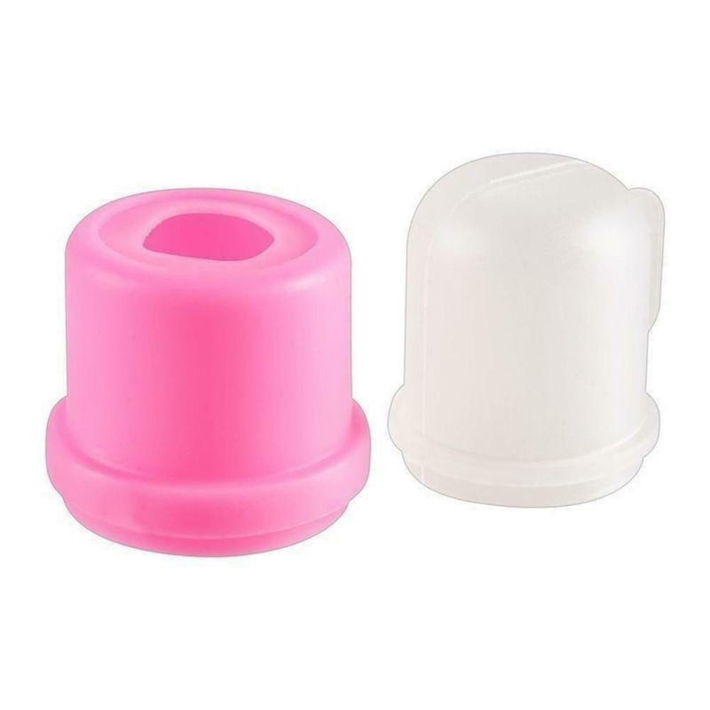 Wearable Nail Acrylic Soaker Kit Polish Remover Gel Cap Pink 10Pcs, Tip Rem X3A7