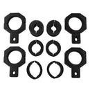 4Pcs Mounting Bracket Kit Led Off-Road Light Vertical Bar Tube Clamp Roof R
