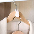 6pcs Portable Wardrobe Stack Hanger Hook Coat Hooks Closet Storage Holder