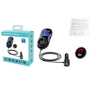 Wireless Bluetooth 1.4" Handsfree Car Kit FM Transmitter MP3 Player USB Charger
