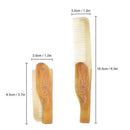 Mini Collapsible Hair Comb Beard comb for men Anti-static Natural Horn Comb