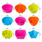 Silicone Muffin Cups,Food Grade Cupcake Baking Mold,36-Pack Cake Cup Sets,R X5R6