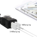 1X Waterproof Dual USB 12V Motorcycle Charger Socket & Mounts D5O7