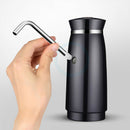 Bottle Water Pump Dispenser Automatic Drinking Black ABS Shell Stainless PHV