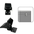 4 Pcs A27 Black Concealed Toggle Loaded Latch Catch Clamp for Case, Toolbox