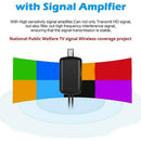 5000 Mile Range HDTV Antenna 4K HD Indoor Digital TV Aerial Signal Amplifier F4