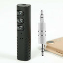 Portable Mini Wireless Bluetooth Car 3.5mm Jack AUX Audio Receiver Adapter Kit .