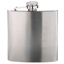 Stainless Steel 6oz Hip Flask Screw Cap for Whisky Alcohol V5O4