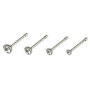 22x Stainless Steel Hinged Segment Nose Hoop Ring Bone Studs Body Piercing JR