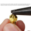 4Pcs New Arrivals V5 V6 Brass Nozzle M6 Threaded 0.2/0.3/0.4/0.5mm Removabl C2X3