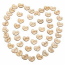 150Pcs Wooden Hearts Craft Love Shape For Wedding Decoration - 15X12Mm E1E4