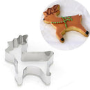 Christmas Deer Mold Metal Cookie Cutter Fondant Cake Decor Biscuit Pastry Moul-