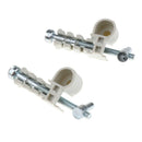 2 Set Chain Tensioner Adjuster Screw Kit For Stihl 017 018 MS170 MS180 White