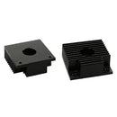 40 X 40 X11mm Aluminum Radiating Black Fin  Sink FOR Makerbot Mk7 MK8