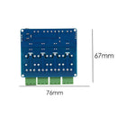 Modbus RTU 4 Way Relay Module 4 Switch Volume Road Input 485 Communication