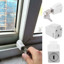Aluminum Alloy Children Safety Sliding Window Restrictor Lock with 2 Keys