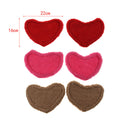 2 Pcs Small Pet Hamster Guinea Pig Warm Bed Heart Shape Sleep Mat Camel