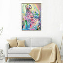 Diy 5d diamond painting cross stitch of diamond embroidery the flower elves T6I8