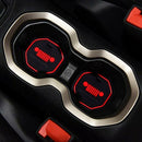 Door Mats Gate Slot Mat Cup Pads Red 16Pcs for Jeep Renegade 2016 2017 M7J6