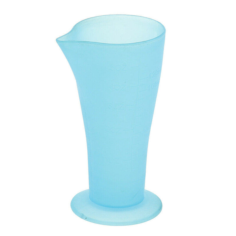 120ml Plastic Reusable Beaker Laboratory Graduated Measuring Cylinder Cup