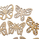 10x DIY Wooden Butterfly Shapes Wedding Party Xmas Decorations Wood Pieces