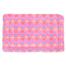 Dog Cat Blanket Pet Cushion Bed Soft Velvet Winter Warm Sleep Mat(Pink L) SN9F