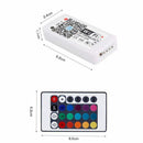 WiFi RGB Controller for LED Light Strips, Working with Smartphone Alexa Wir