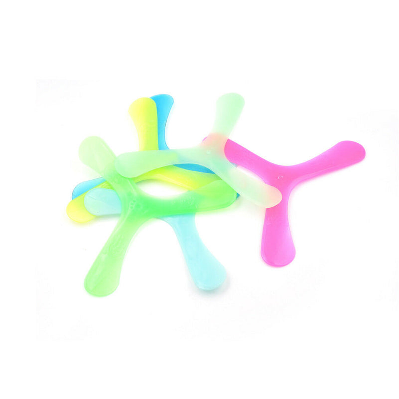 Boomerang Outdoor Fun Luminous Outdoor Special flying Toys Flying Disk  Z