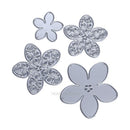 4 Pcs Flowers Metal Cutting Dies Stencils For DIY Scrapbooking Paper Card Craft