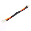 10pcs/kit 3 PIN PC Fan Speed Noise Reduce Extension Resistor Cable 12cm/4.7" A