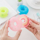 1x cartoon tape dispenser stationery portable donut tape holder invisible tape U