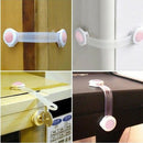2 x Babysafe UNIVERSAL Adhesive Cabinet Door Cupboard Fridge Drawer Infant  E1A9