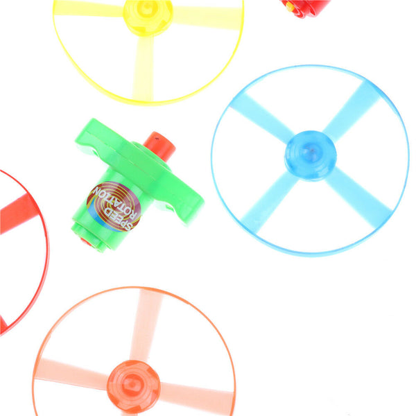 Plastic Gyroscopes Children's Toys Chains Flying Saucers and Flying Toys ES