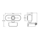 1080P HD Webcam with Mic Rotatable Autofocus USB 2.0 PC Desktop Web Camera Cam