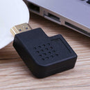 90 Degree Elbow Connector HDMI Port to HDMI Port Adapter Cable Connector A