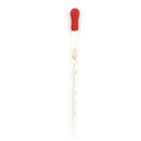3ml Rubber Head Glass Pipettes Dropper Lab Glassware Tool For Veterinary Test BX
