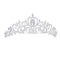 Women Girls Elegant Wedding Bride Crown Headwear Rhinestone Tiaras Cute Gif Gw