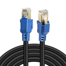 RJ45 Male to 8P8C Male 2GHz Shielded Cat8 Ethernet Connector Cable (10m) A