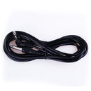 10Ft 1/4 Inch Straight to Right Angle Amp Guitar Patch Cable Cord Male Black ~S