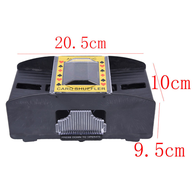 Automatic Poker Card Shuffler Battery Operated Game Playing Shuffling Machine JR